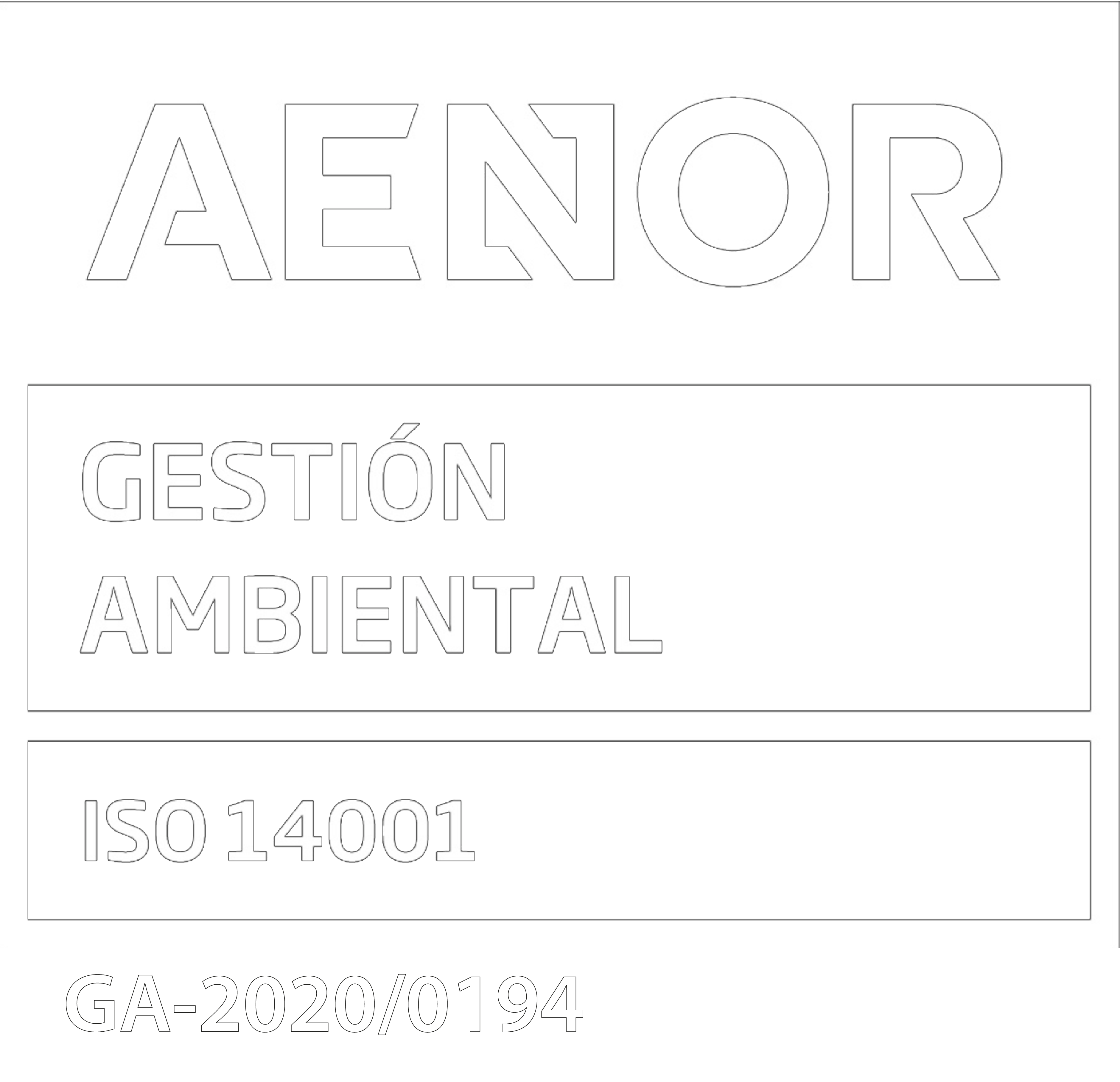 AENOR Gestión Medioambiental - ISO 14001